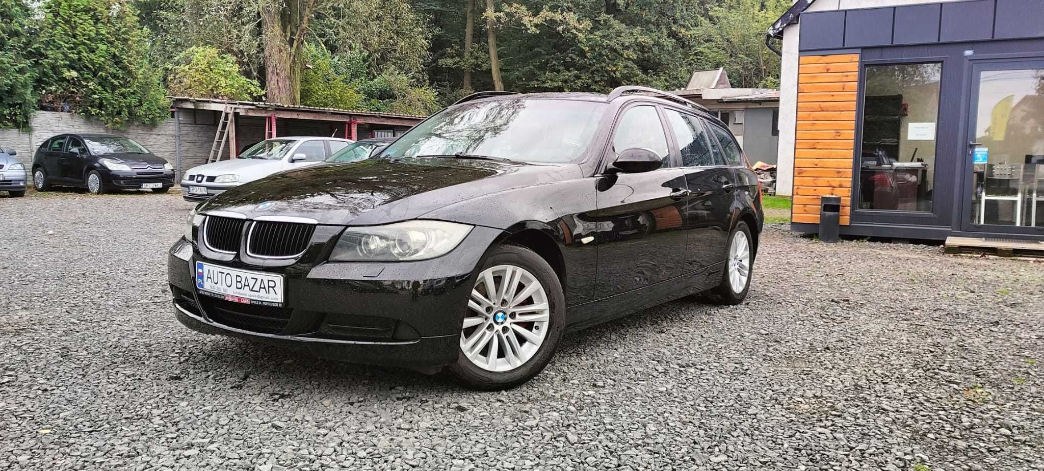 BMW 318D • 2008r • Zadbana • Hak • Tempomat • Isofix • Xenon