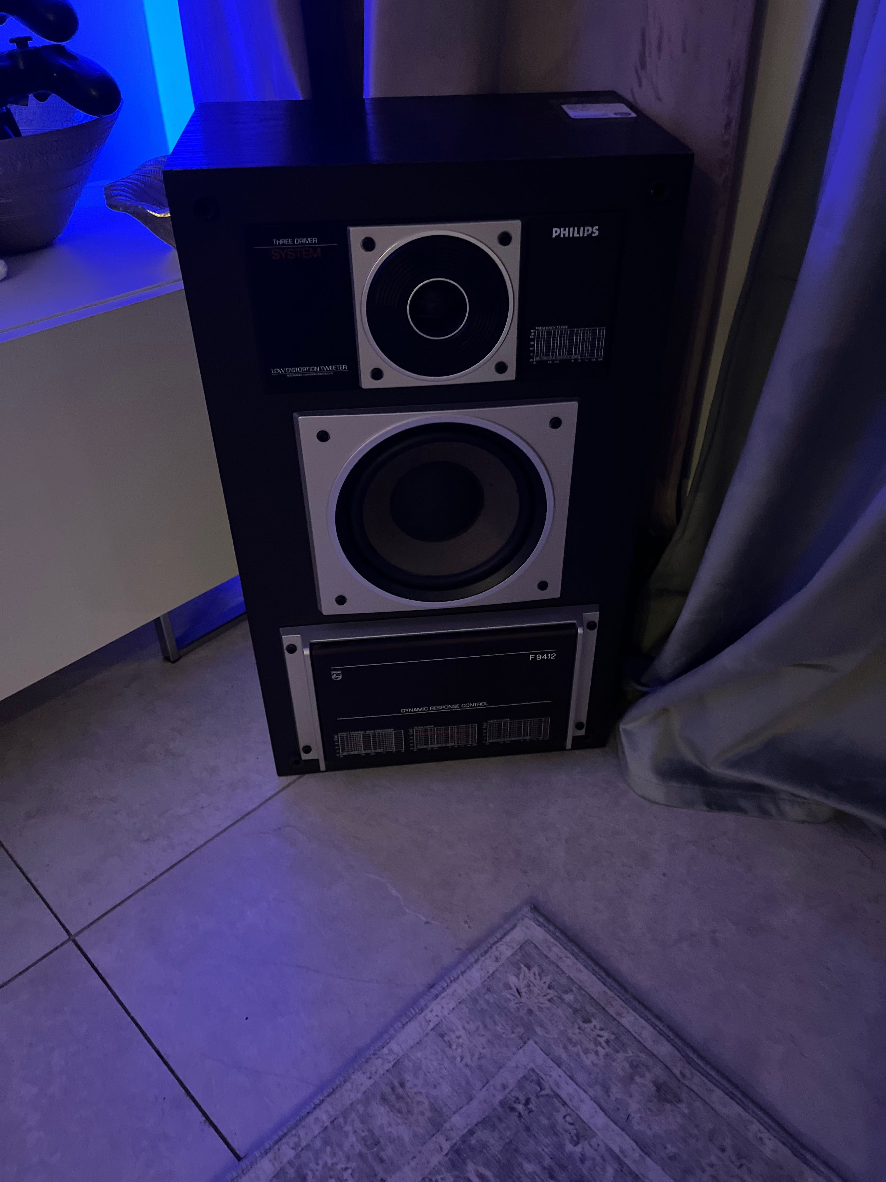 Głośniki 2 szt Philips  8 ohm muzycznie 90wat