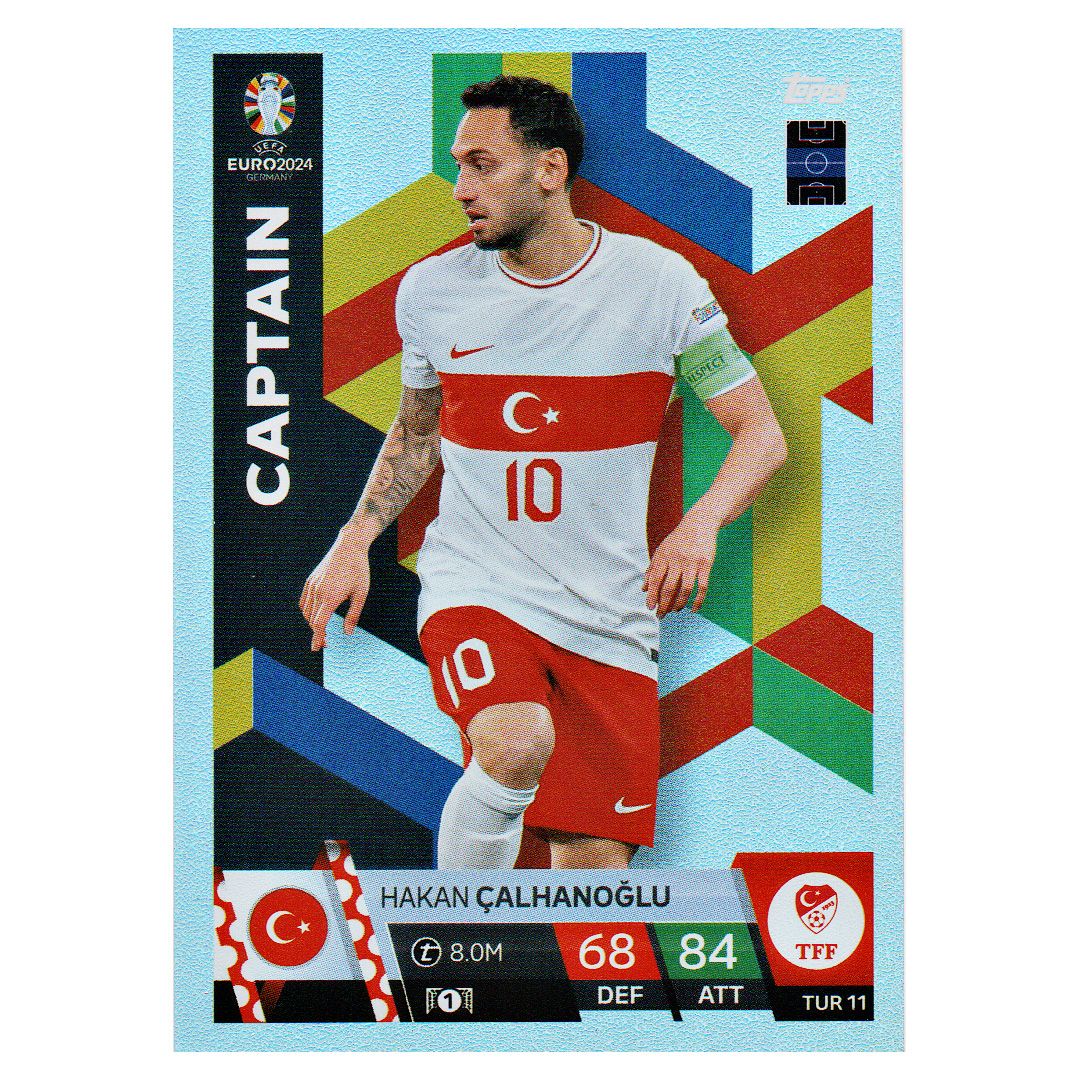 Karta Topps Euro 2024 Germany Hakan Calhanoglu Tur 11 Captain