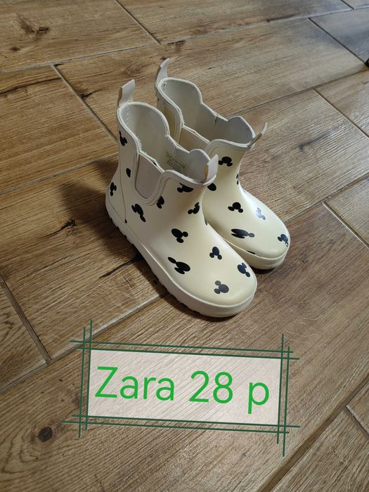 Зимові чоботи Zara 28 для дівчинки чобітки дутіки черевички