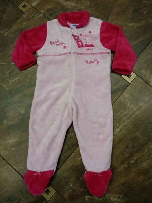 Pajac kombinezon piżamka strój Świnka Peppa Pig 12 -18 miesięcy 80 86