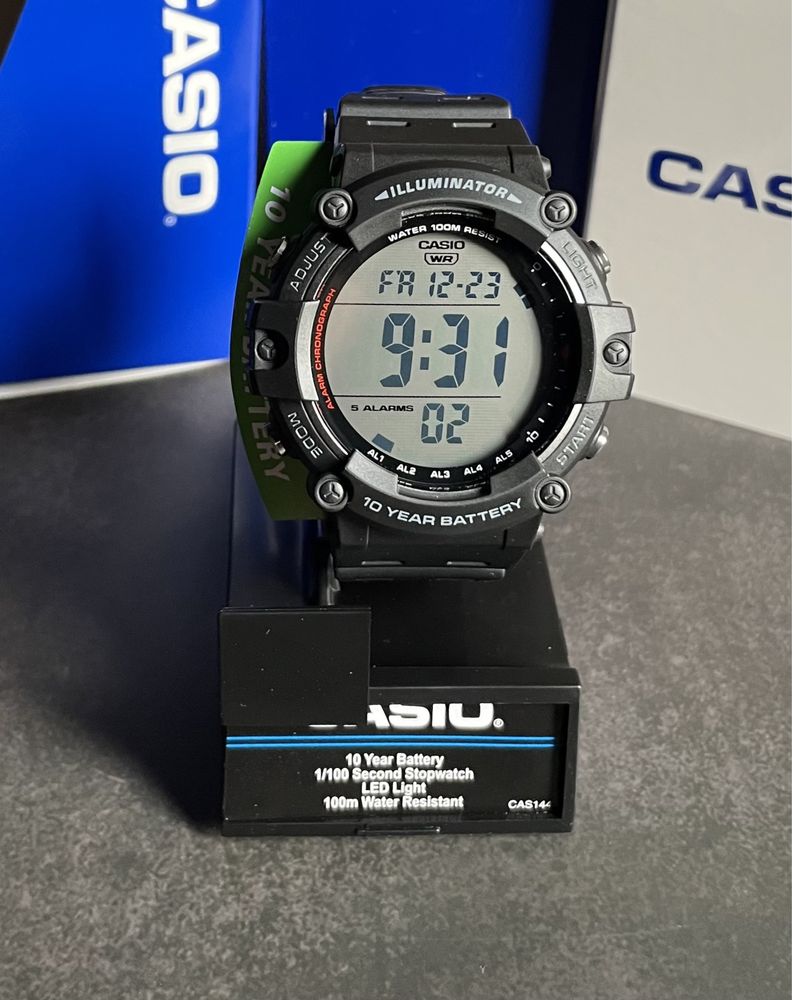 Годинник тактичний Casio AE-1500WH-1A новий оригінал великий вибір