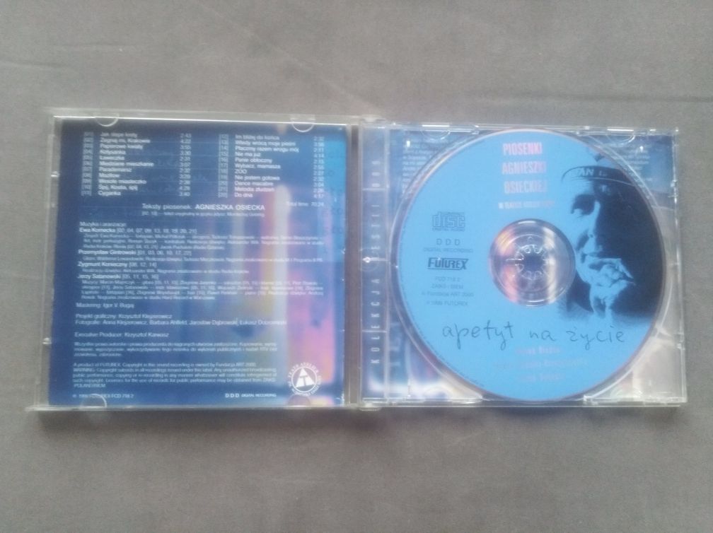 Piosenki Agnieszki Osieckiej Apetyt na życie CD