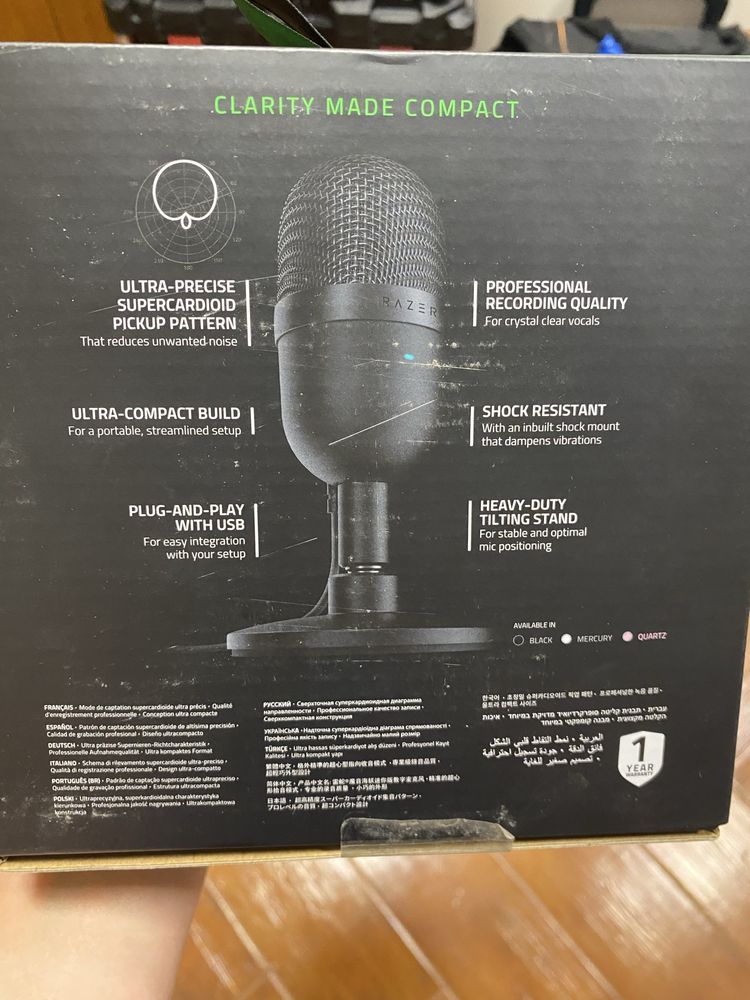 Microfone USB | Razer Seiren Mini