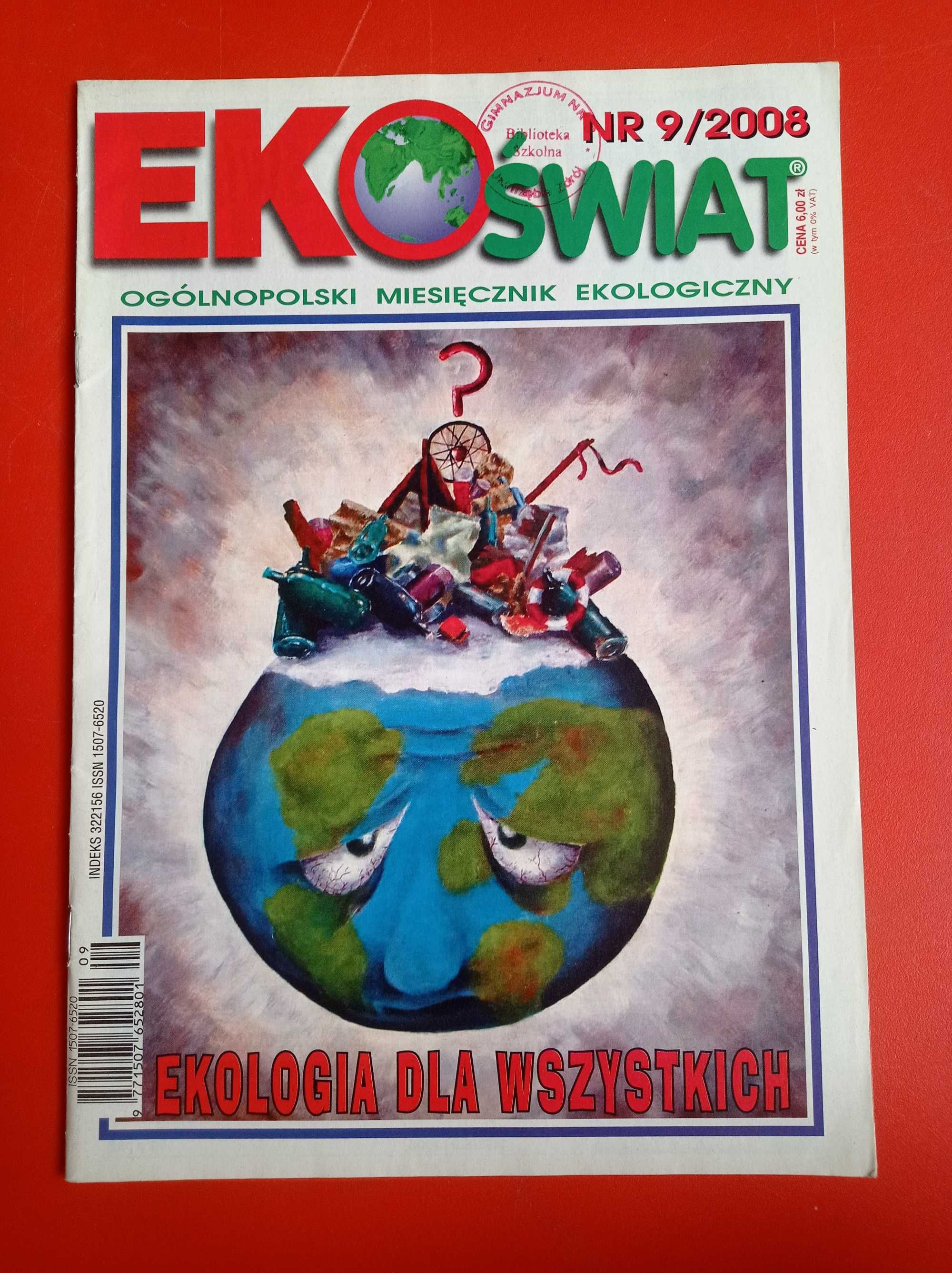 EkoŚwiat, miesięcznik ekologiczny, nr 9/2008, wrzesień 2008