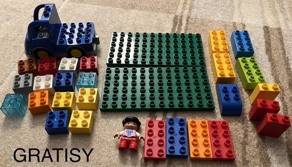 LEGO DUPLO: 10573, 10858, 10870, GRATISY - jak nowe