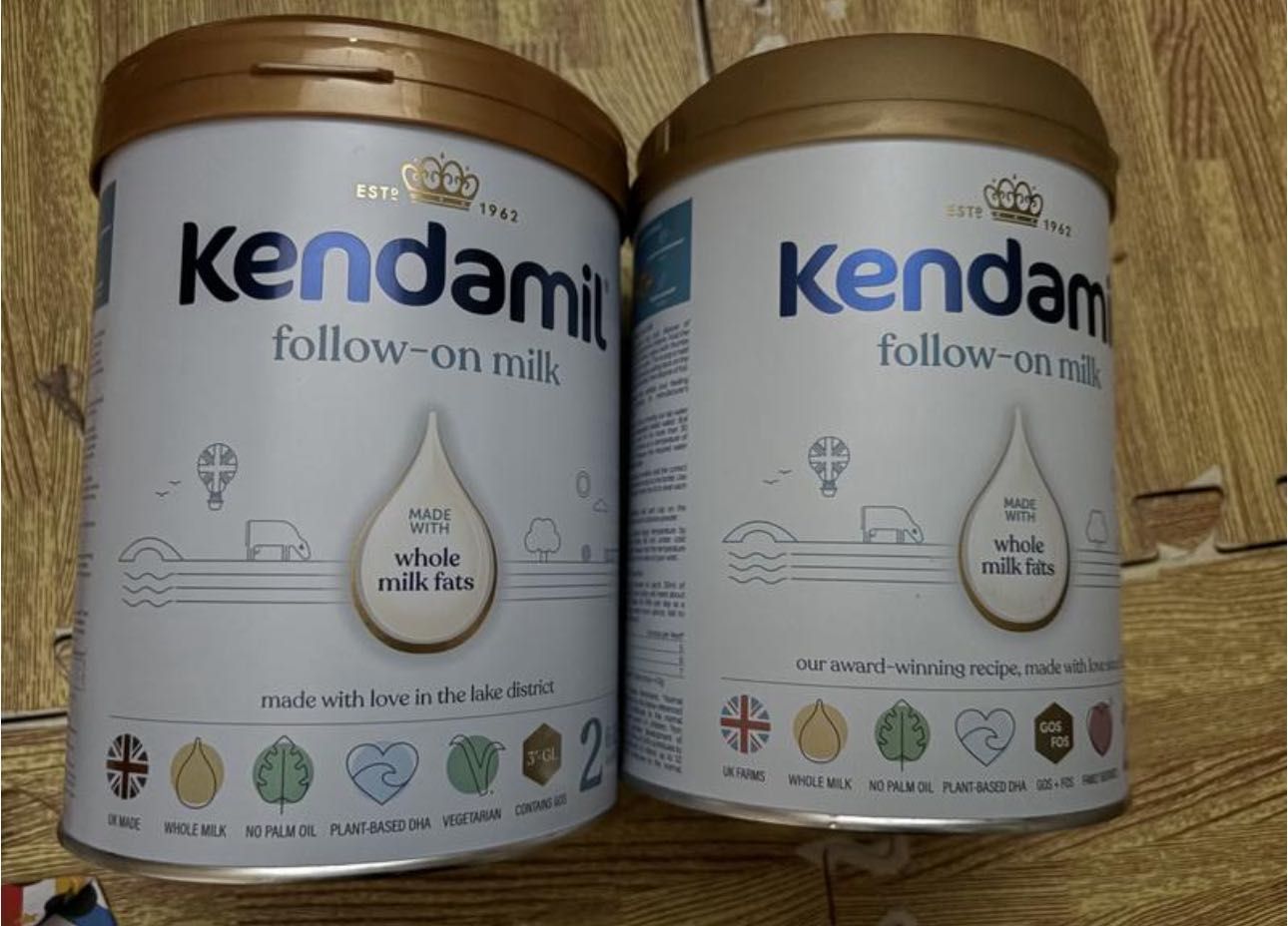 Нова дитяча суміш Кендамил Kendamil classic 2 1 3