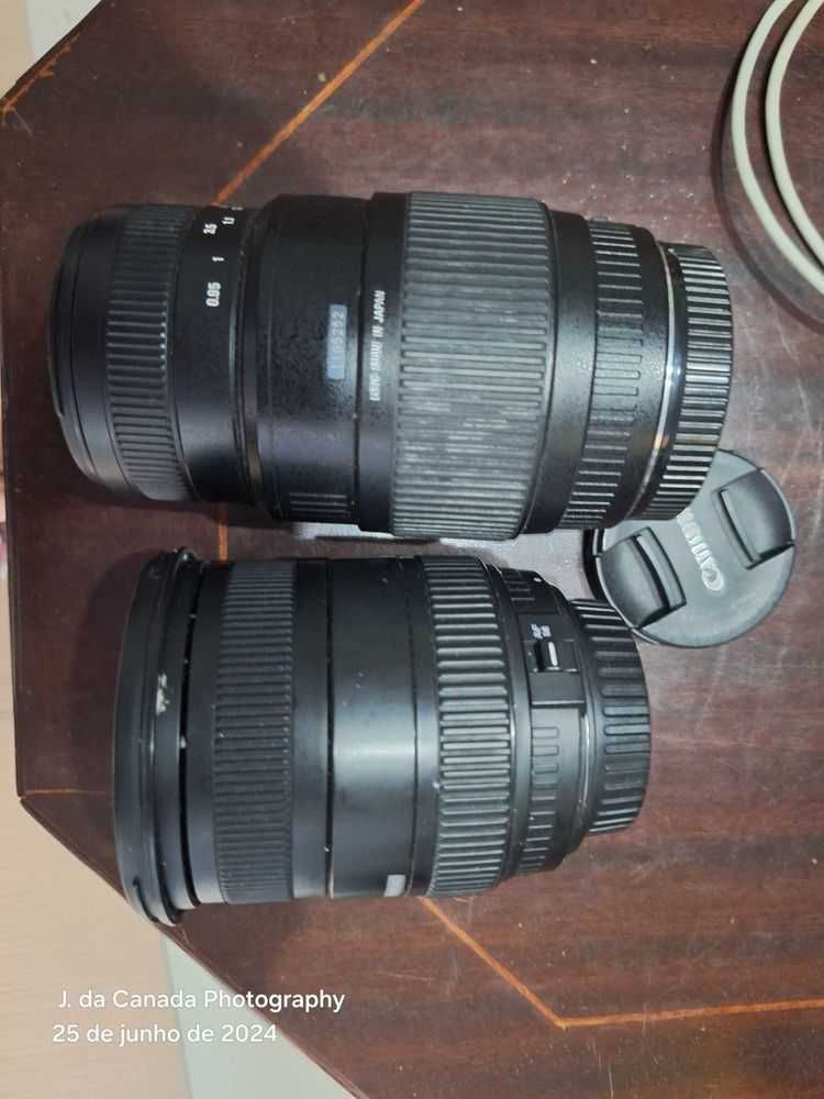 Lentes de maquina fotografica canon