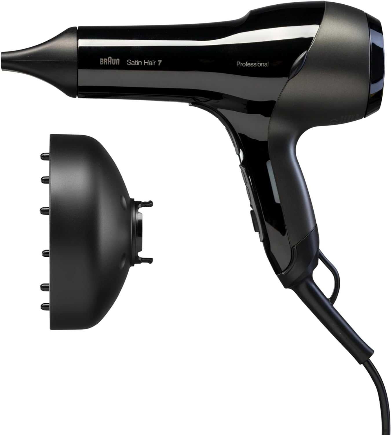 фен професійний Braun Satin Hair 7 SensoDryer чорний