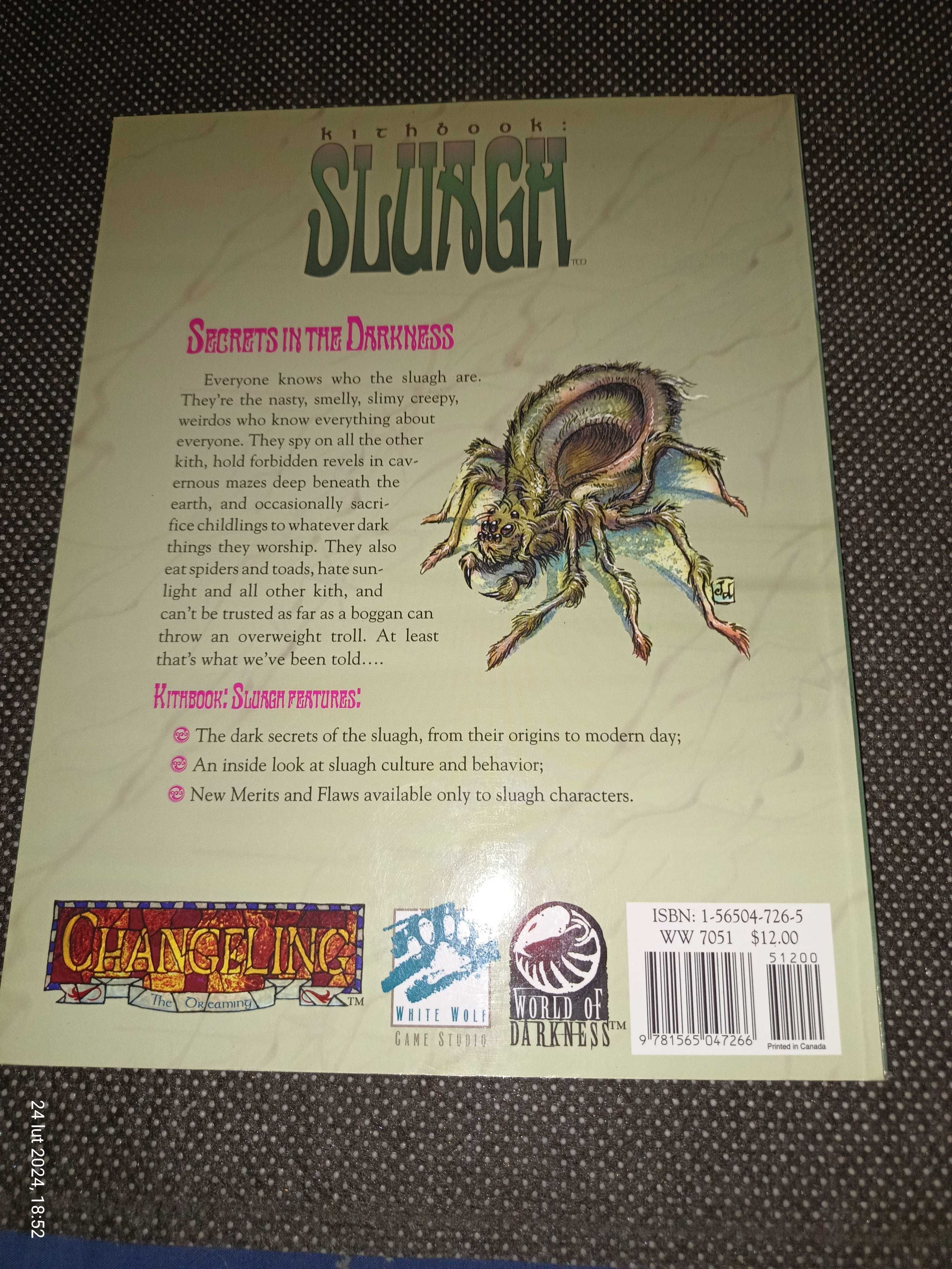 "Kithbook Sluagh" - RPG, dodatek do Changeling, j. ang., stan idealny