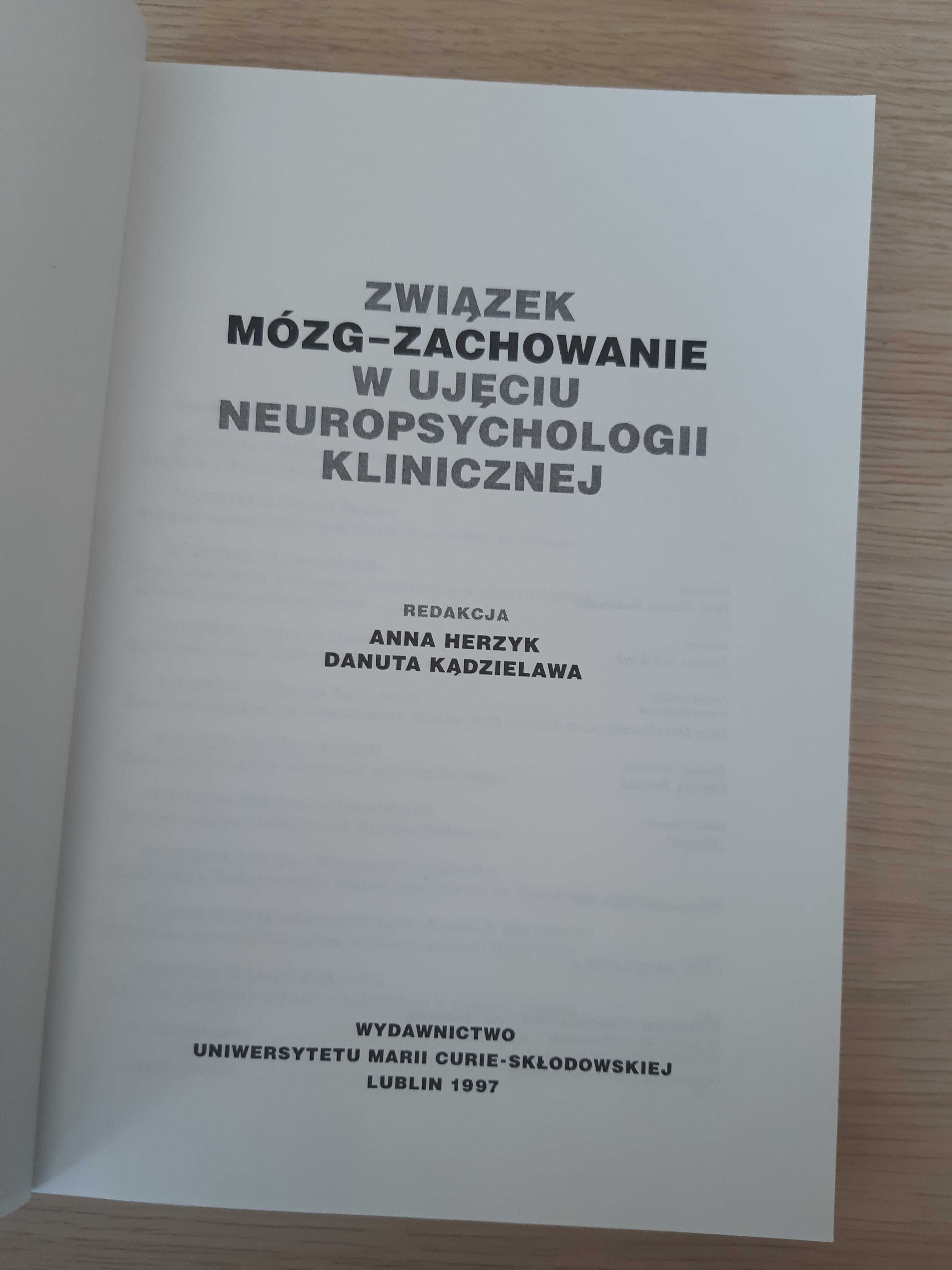 Związek mózg- zachowanie w ujęciu neuropsychologii klinicznej