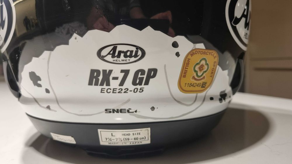 ARAI  RX-7 GP piękne malowanie , rozmiar L