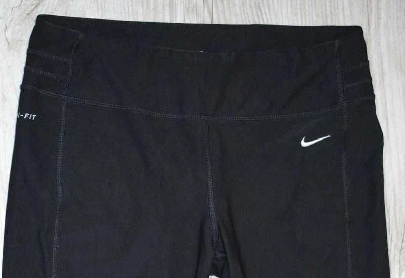 Nike Dri-Fit sportowe legginsy 3/4 r.S