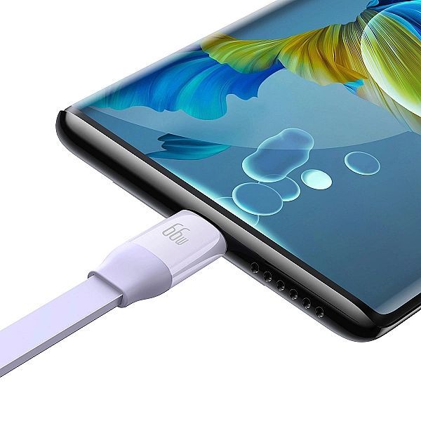 Baseus Bright Mirror 2 zwijany kabel przewód 3w1 Usb Typ A - micro Usb