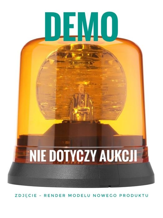 Lampa Kogut Pomarańczowy -  Bosch RKLE 150 - Ostrzegawcza
Opis: