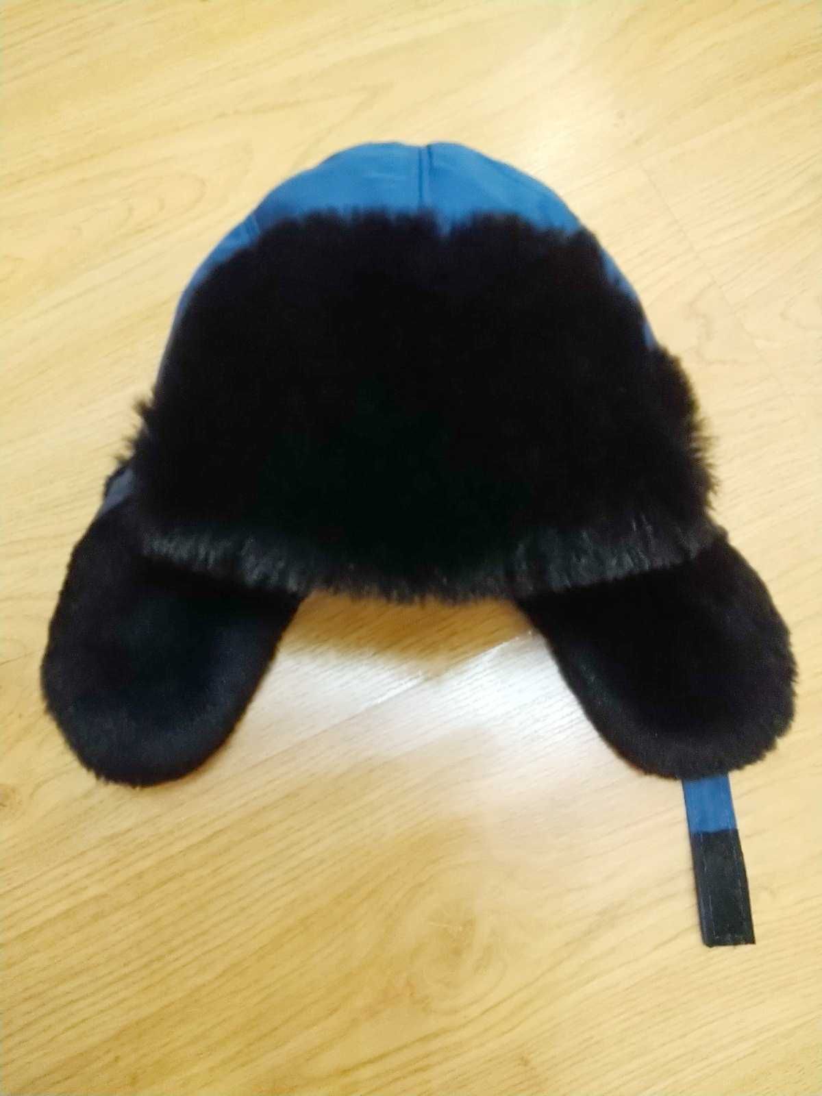 Зимняя шапка-ушанка для мальчика