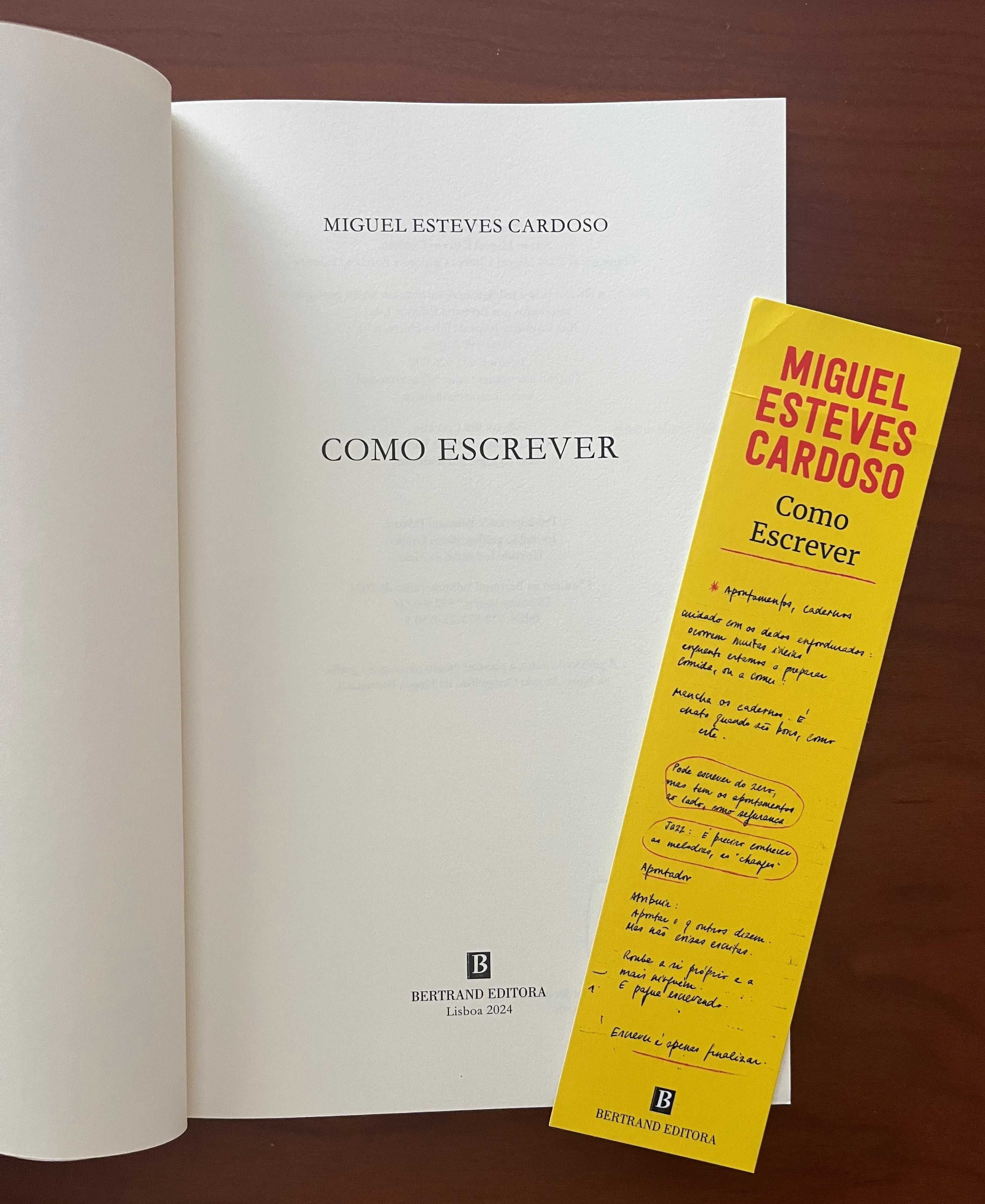 "Como Escrever" de Miguel Esteves Cardoso