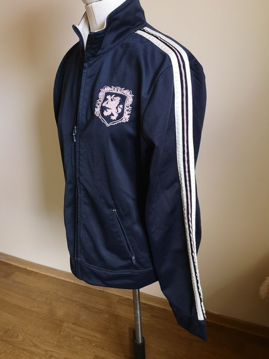 Bluza TOMMY HILFIGER damska 38 40 L lampasy zapinana pilotka bomber