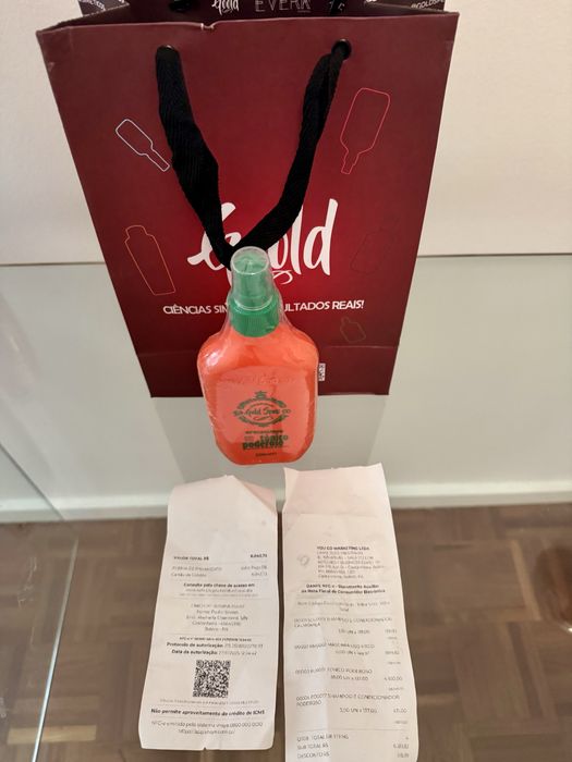 Tónico Poderoso Gold Spell . Novo, Selado e com factura de compra .