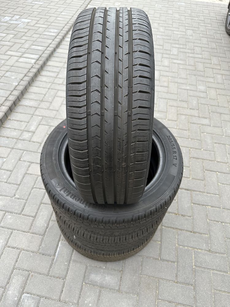 Sprzedam opony letnie 205/55r17Continental 17.