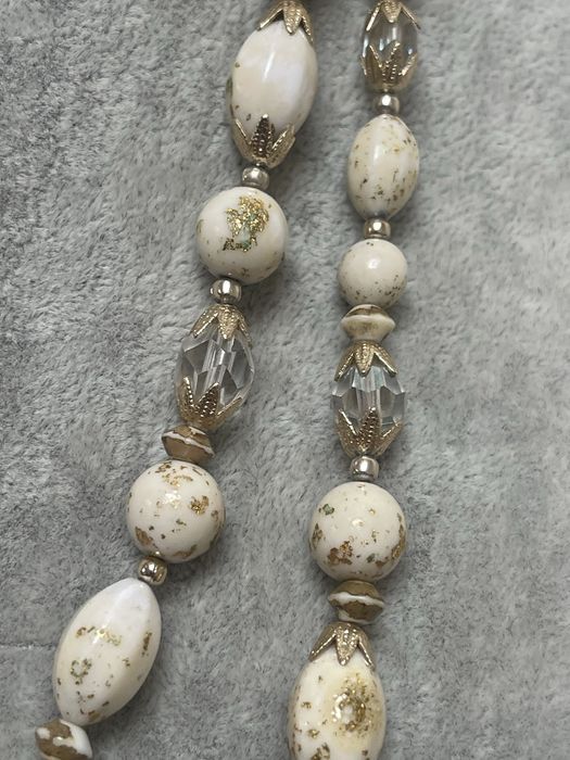 Jablonex Stary Naszyjnik z Kryształami z Prl