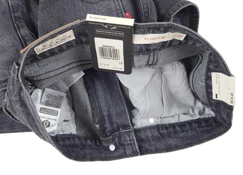 Damskie jeansy Levi's 70's High Flare Levis szerokie nogawki - W27/L30