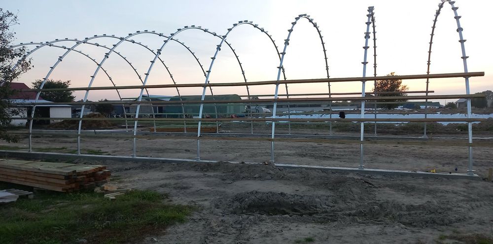 Hala łukowa 12 x 30m magazyn obora bydło garaż wiata rolnicza