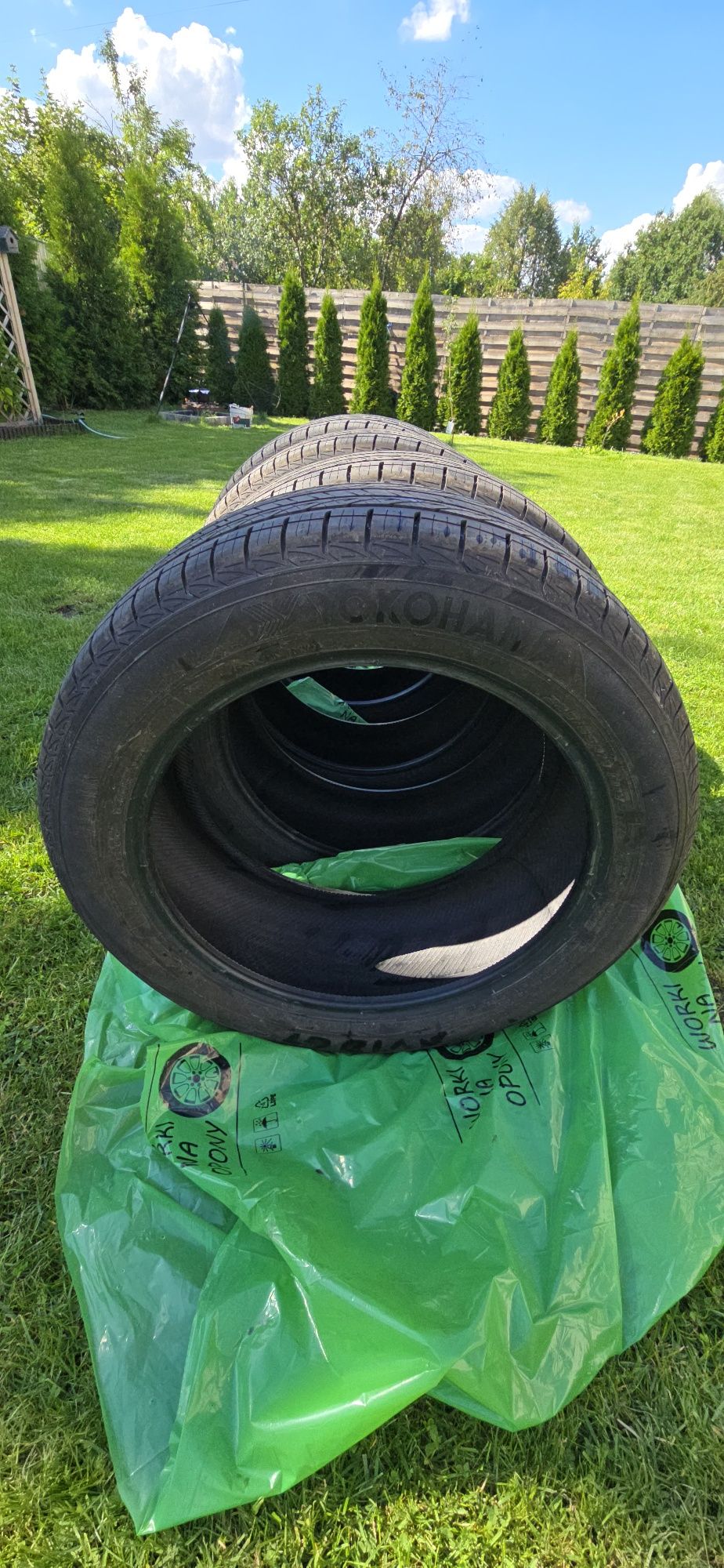 Nowe opony Yokohama 235/55 R19 101V – komplet 4 szt. – DOT 2025 RAV4