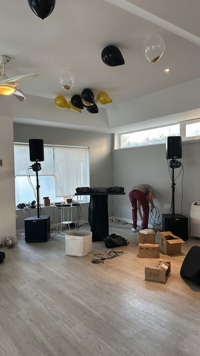 Aluguer de mesas / som para festas