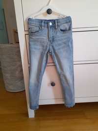 Jeansy spodnie hm 110