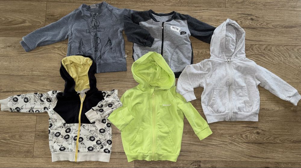 Bluzy na zamek - zestaw