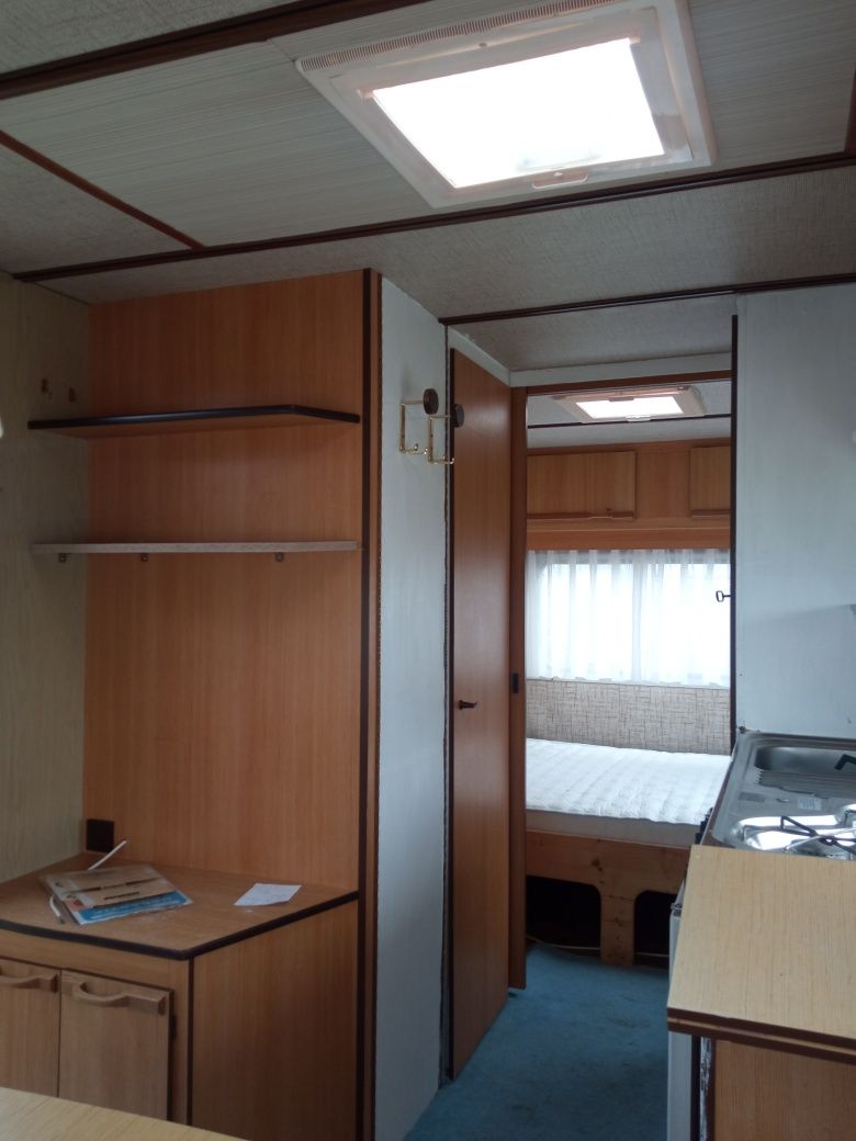 Przyczepa kempingowa na działkę, dł 5,3m,  transport