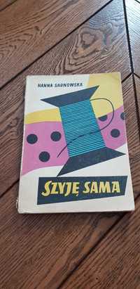 Książka rok 1958 "Szyję sama" Hanna Sarnowska