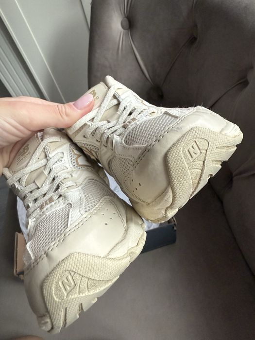 як НОВІ оригінал new balance 530 ню беланс кросівки дитячі молочні