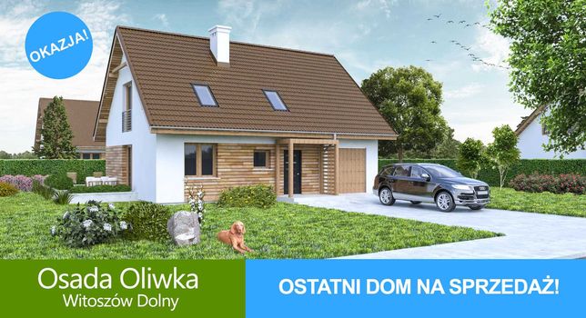 Sprzedam nowy dom koło Świdnicy - Osada Oliwka -stan deweloperski