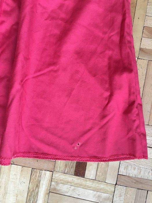 Retro czerwona sukienka Sawa pryncessa dla dziewczynki PRL