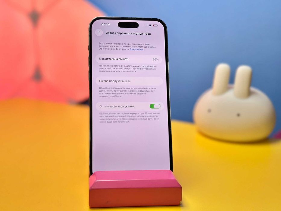 Смартфон iPhone 14 Pro Max 128GB Deep Purple (106110) Б/У З ГАРАНТІЄЮ