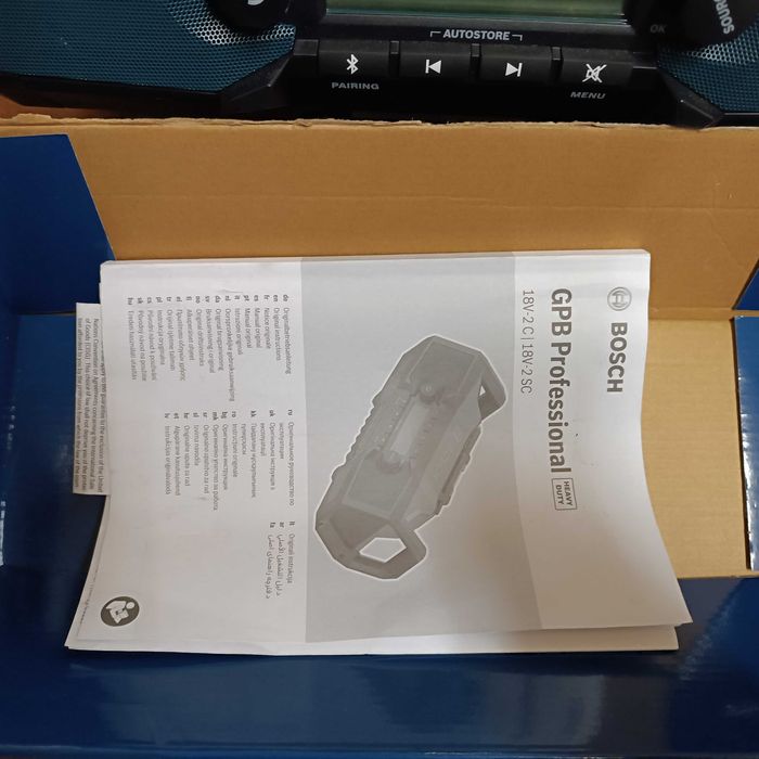 Radio budowlane Bosch Profesjonal GPB 18V-2c Nieużywane!