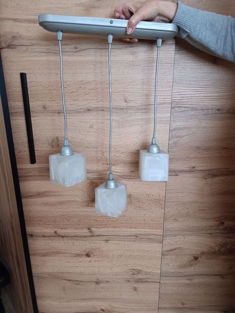 Lampa sufitowa, vintage PRL