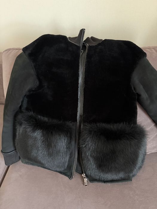 Натуральна куртка, шуба, бомбер Anvi Style