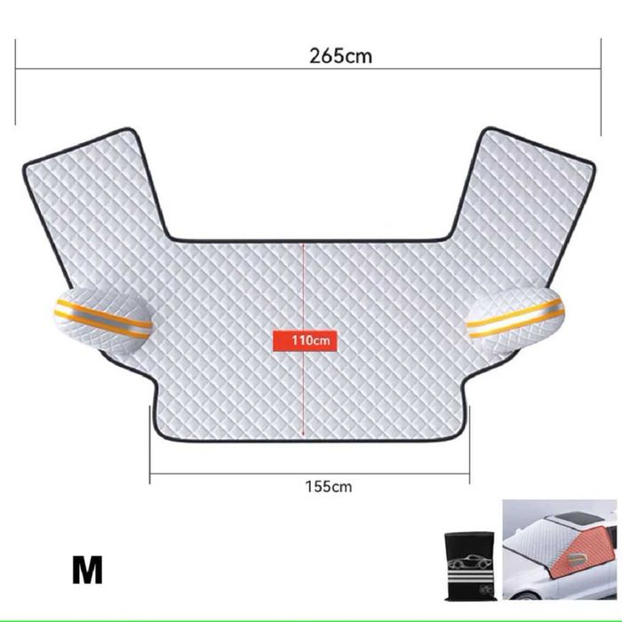 Osłona mata na szybę auta samochodu anty mróz śnieg magnetyczna