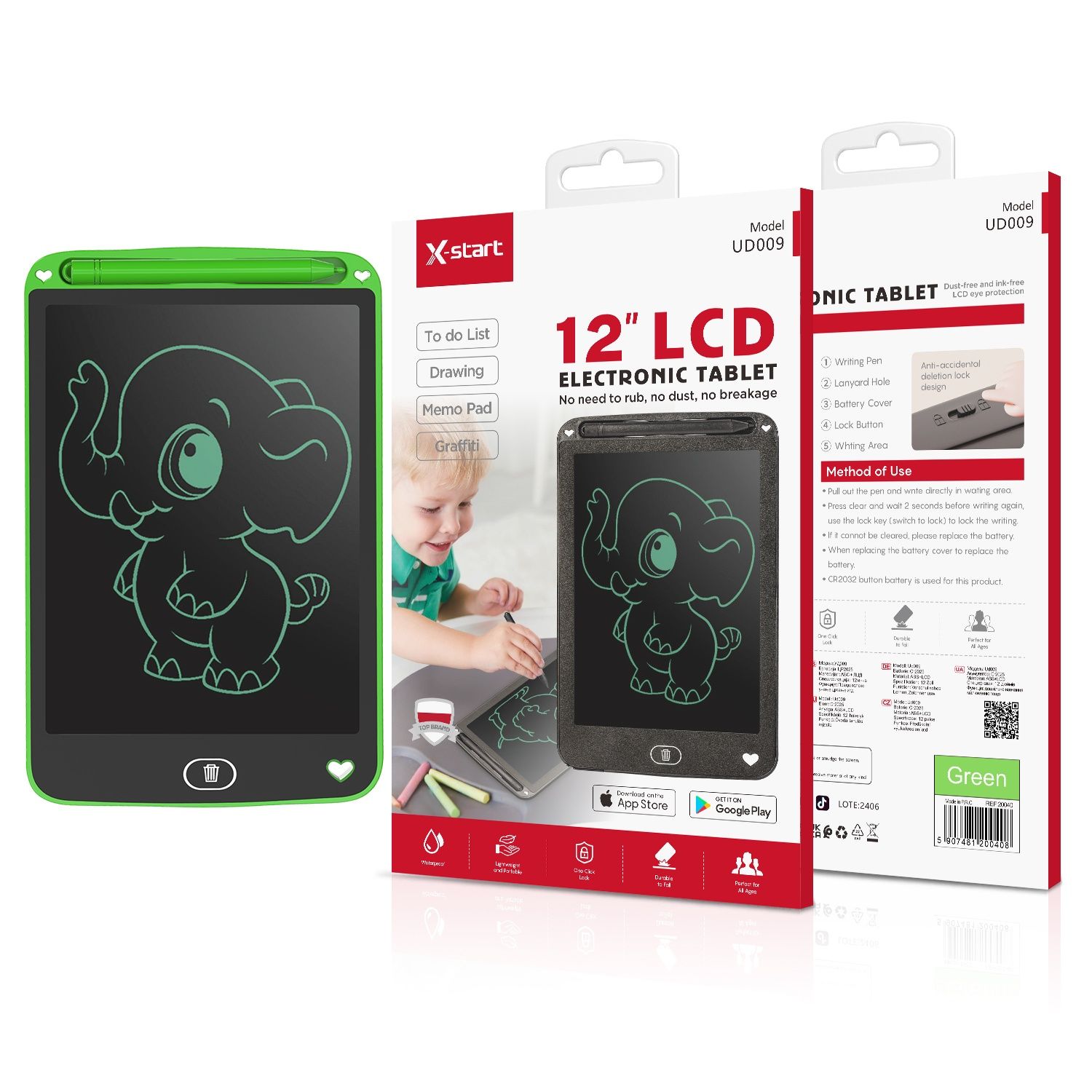 Elektroniczna tablica tablet do rysowania LCD