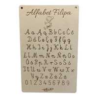 Personalizowany alfabet do zawieszenia