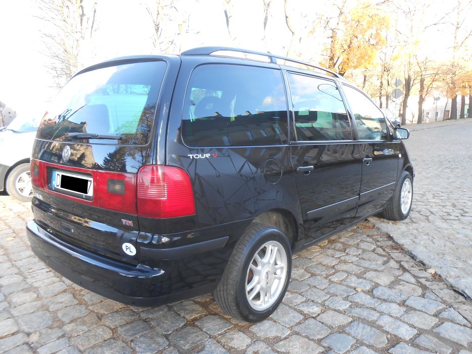 VW SHARAN 1.9Tdi 130KM Zarejestrowany Klimatronic 7-osobowy 6-biegowy