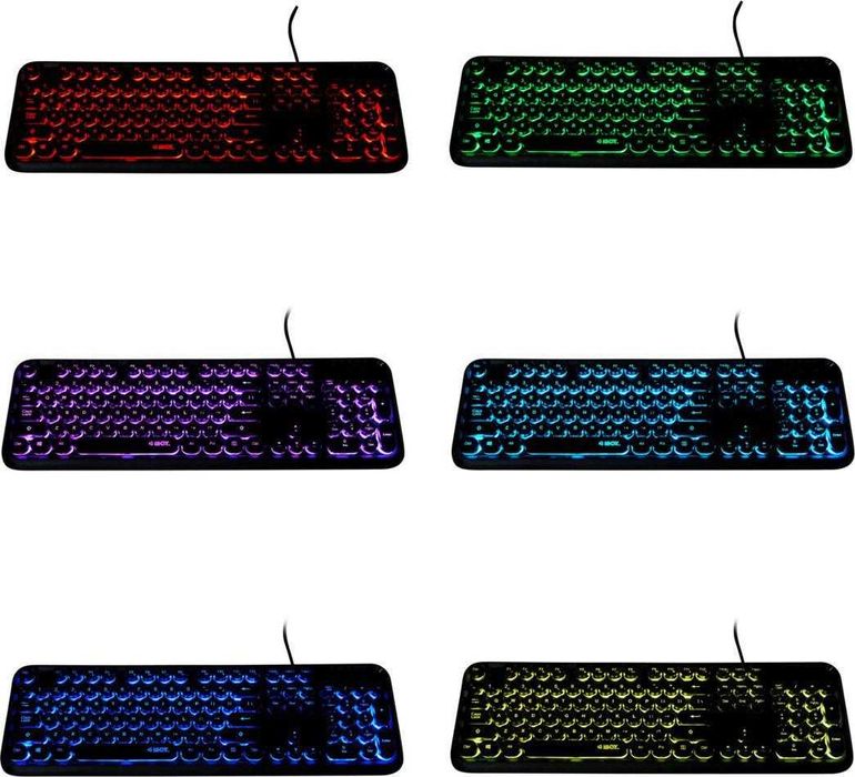 Nowa klawiatura LED IBOX Pulsar - podświetlana - paragon, gwarancja!
