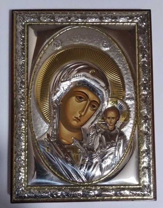 Икона Божьей Матери, фабрика Theodora Argento