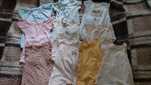 Rampersy, zestaw, 10 sztuk, rozmiar 62