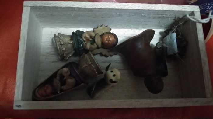 handmade рождество набор фигурки статуэтки вертеп mashug pacha ИСПАНИЯ