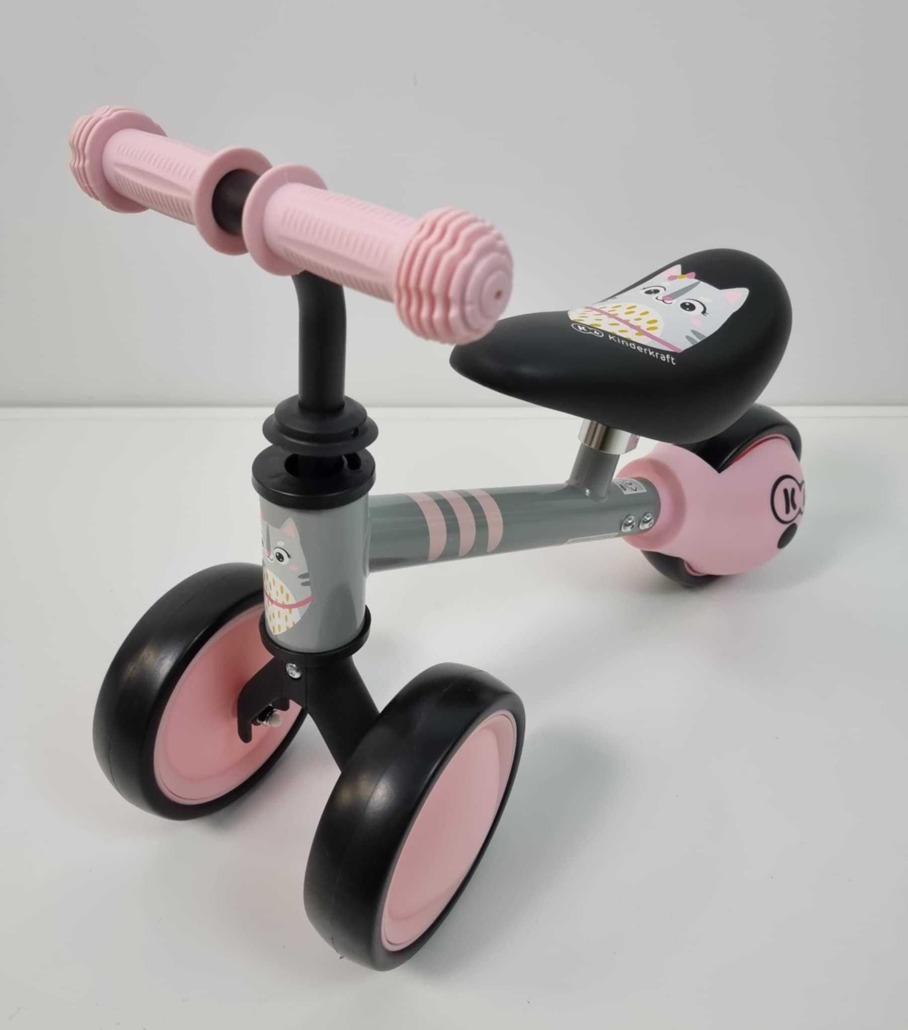 NOWY Rowerek biegowy Kinderkraft Cutie 6" różowy jeździk 12 msc+