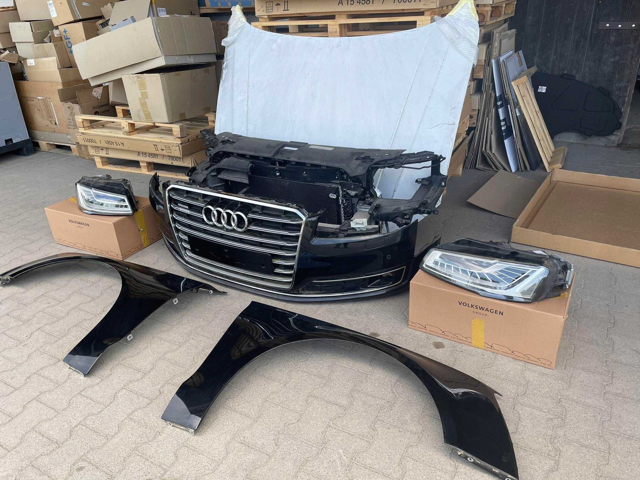 AUDI A8 4H D4 A8 бампер передний ауді а8 4н 4д разбор запчасть деталь